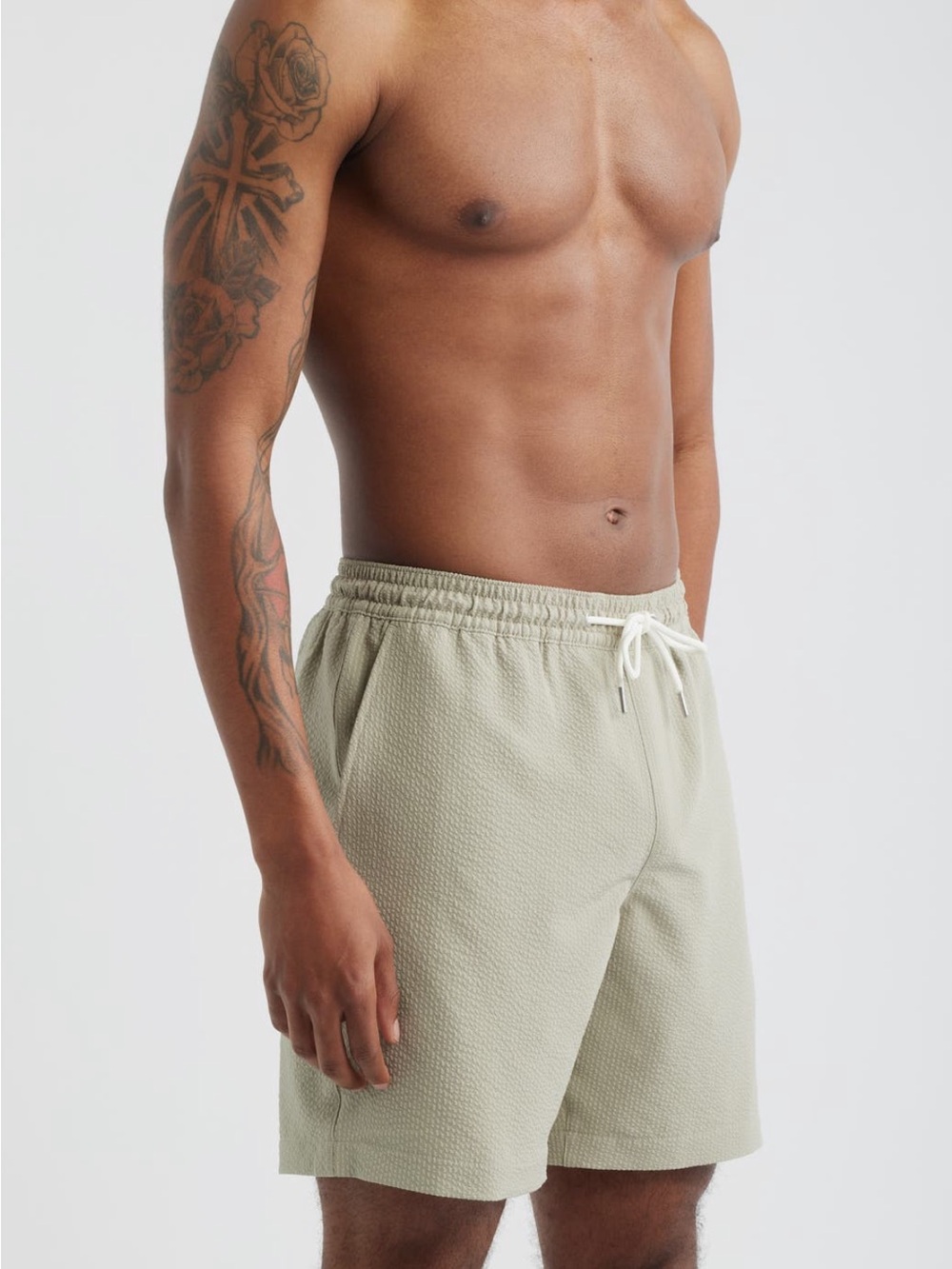 Nordstrom 7” swim shorts in green